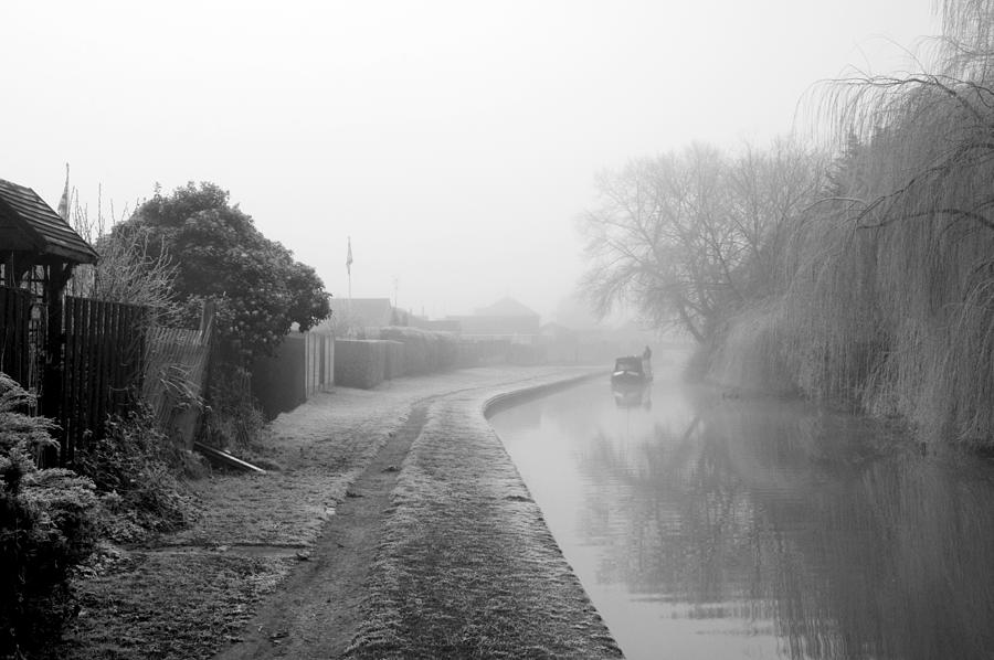 Foggy Canal At Shobnall Photograph by Rod Johnson