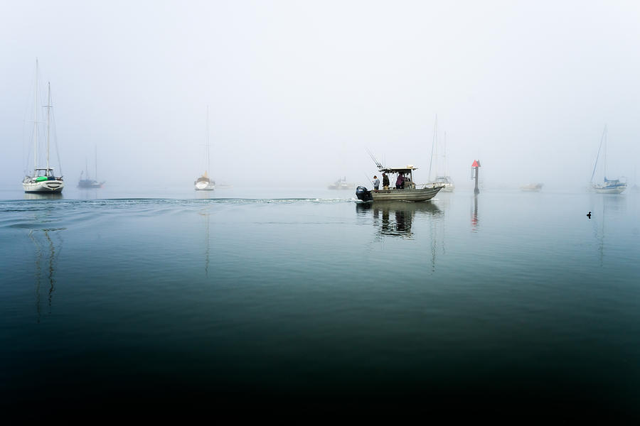 Foggy Fishing Trip Photograph by Priya Ghose
