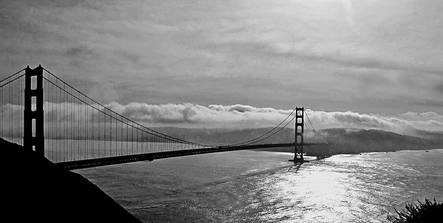 Foggy Golden Gate Bridge Photograph by Kathi Isserman