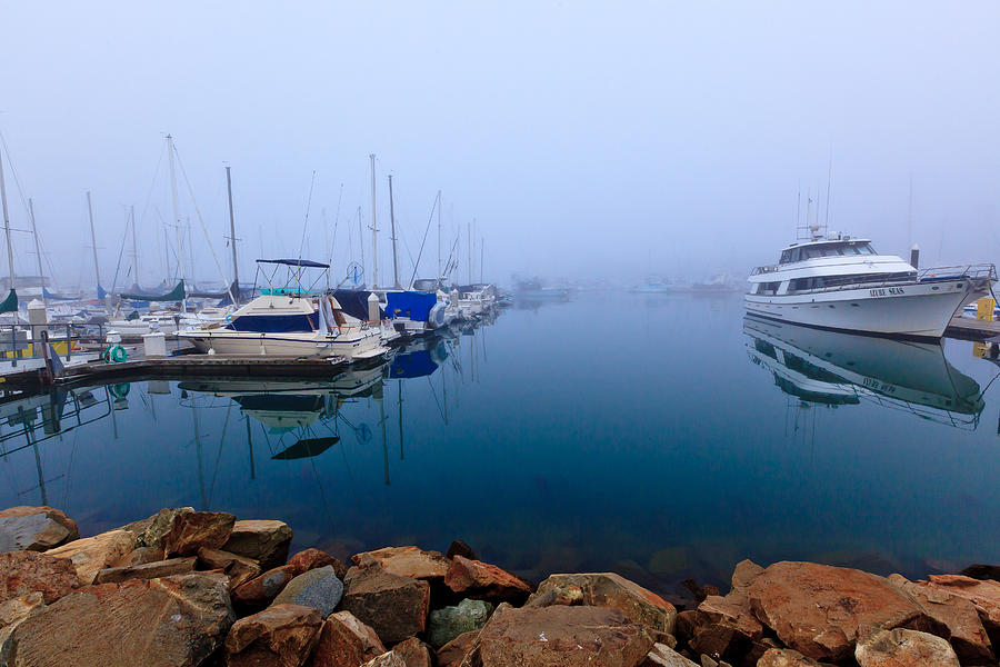 Foggy Harbor 2 Photograph by Ben Graham