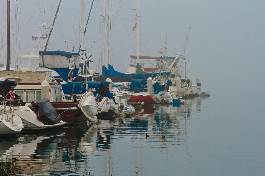 Foggy Harbor Photograph by Ben Graham