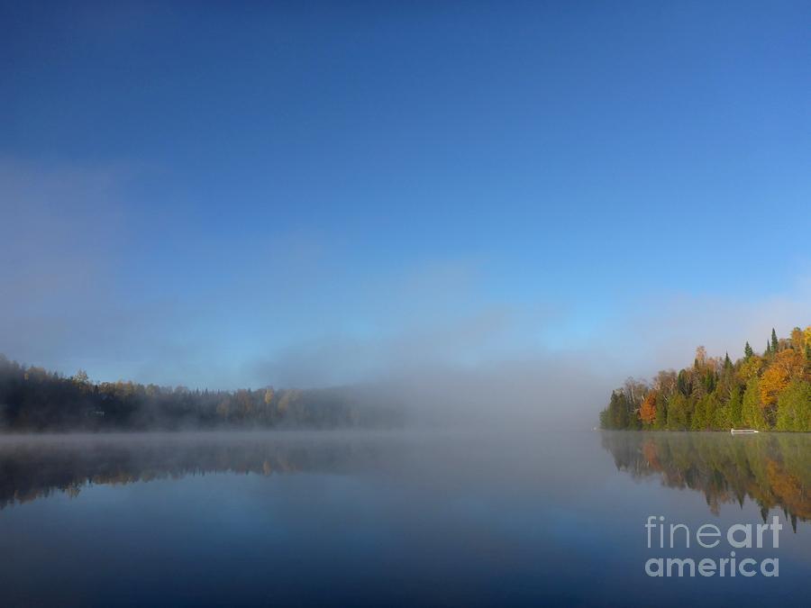 Foggy Lake Photograph by Cristina Stefan