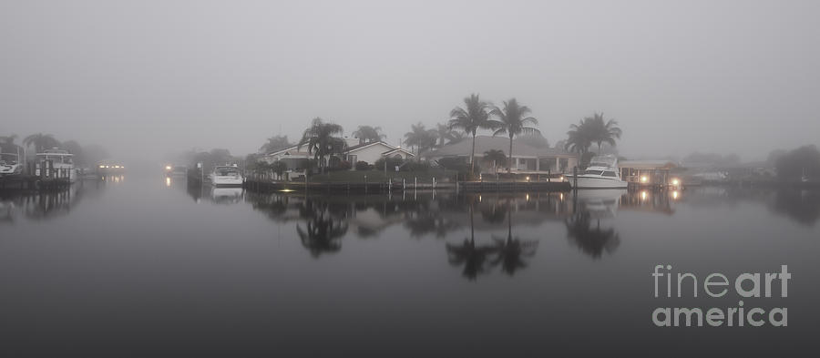 Cape Coral Photograph - Foggy morning by David Lane