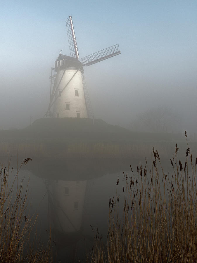 Architecture Photograph - Foggy Morning by Elisabeth Wehrmann