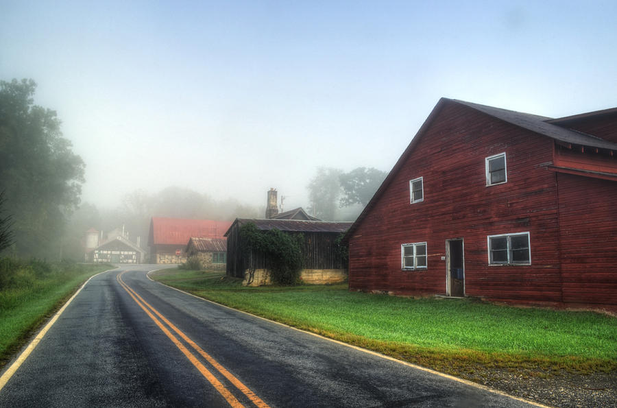 Foggy Morning In Brasstown NC Photograph by Greg and Chrystal Mimbs