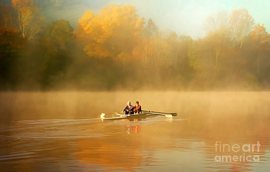 Foggy Morning on the Chattahoochee Photograph by Darren Fisher