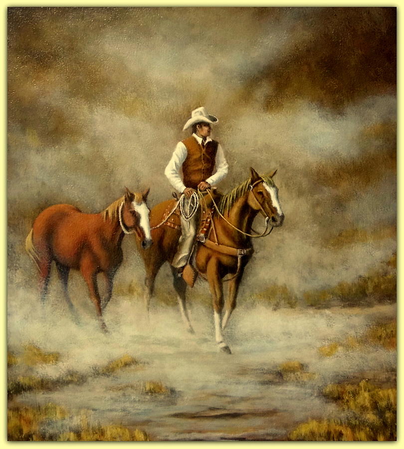 Foggy Morning Return Painting by H Doug Agee