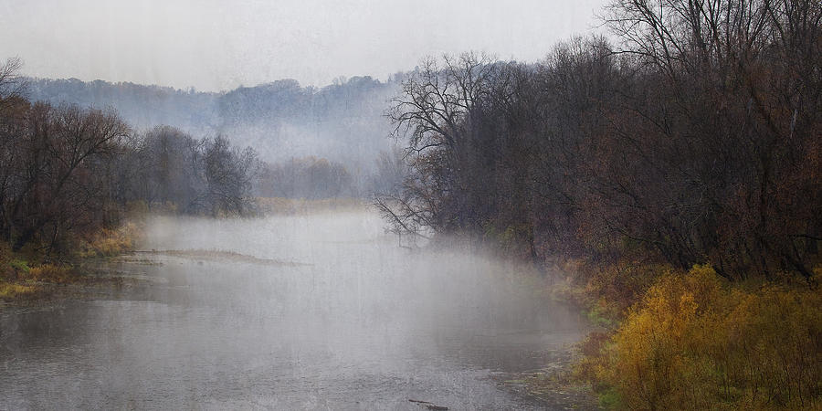 Foggy morning Root river Photograph by Don Anderson