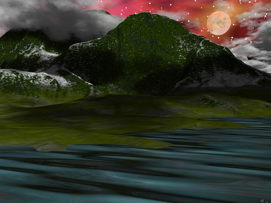 Foggy Mountain Dew Digital Art by Michele Wilson