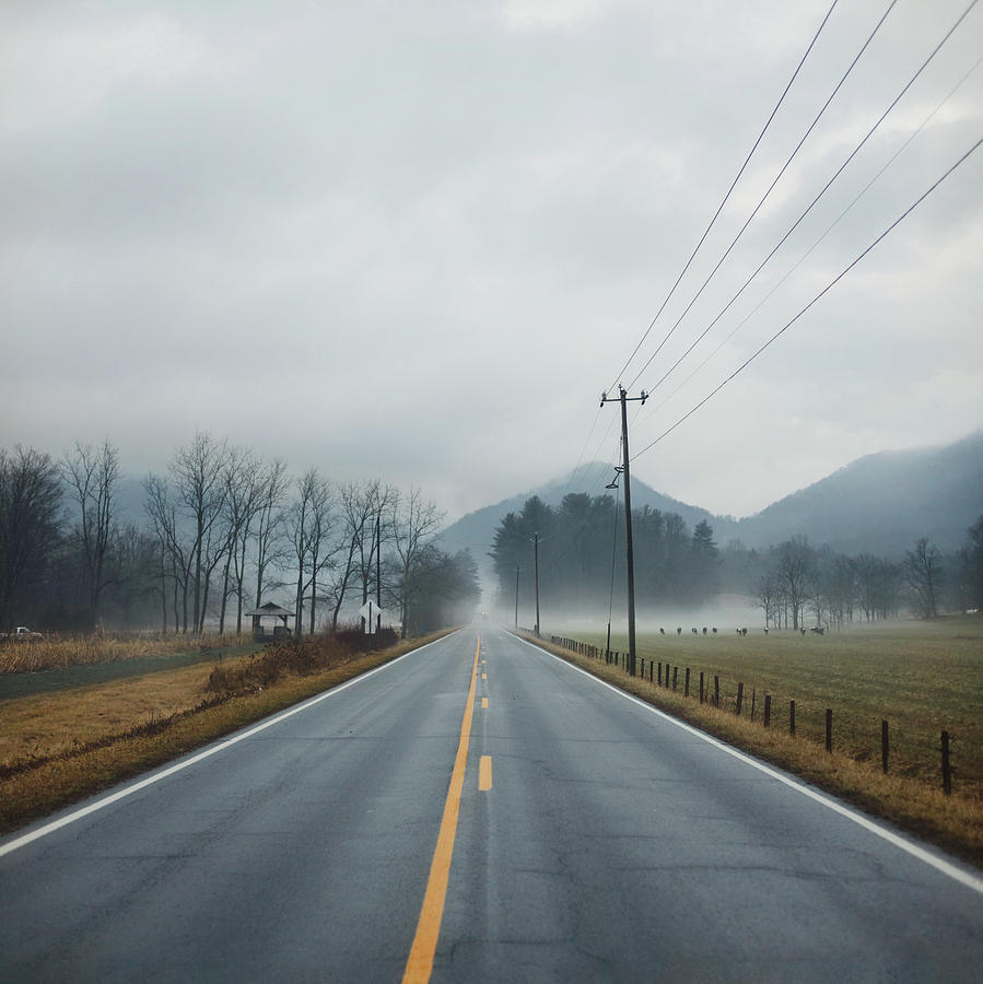 Foggy Mountain Morning Photograph by Amelia Fletcher