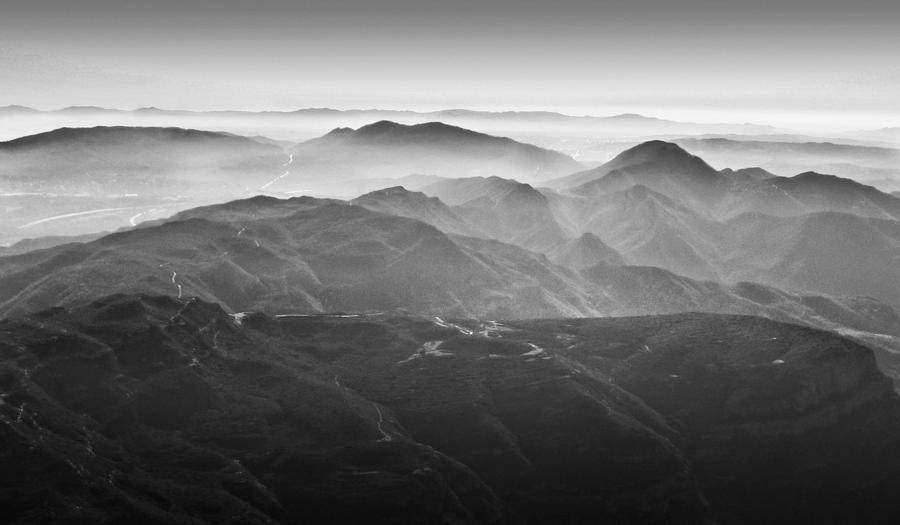 Mountain Photograph - Foggy Mountains by Nadya Ost
