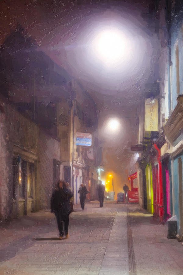 Galway Photograph - Foggy Night In The Heart Of Galway by Mark Tisdale Galway Photograph - Foggy Night In The Heart Of Galway by Mark Tisdale