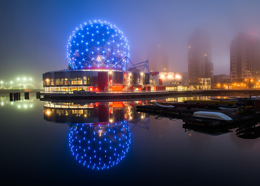 Foggy Science World Photograph by James Wheeler - Fine Art America