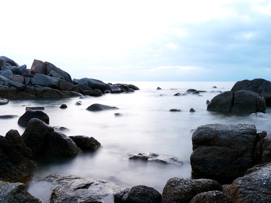 Foggy sea Photograph by Alessio Casula - Fine Art America