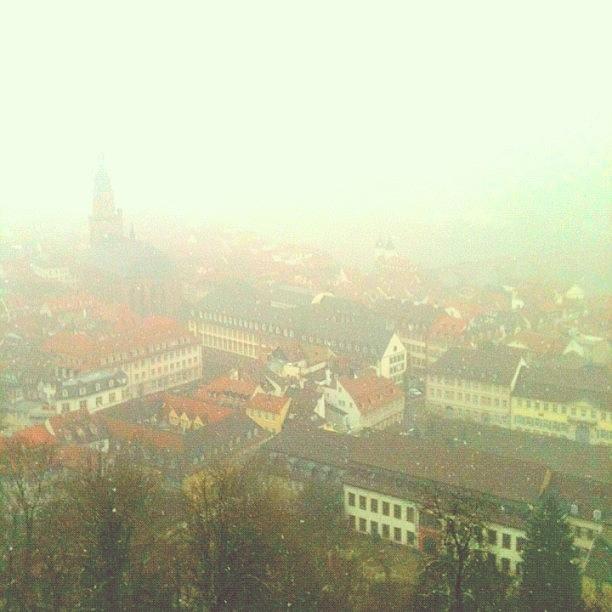 Foggy Town / туманный Photograph by Diana Kunanova