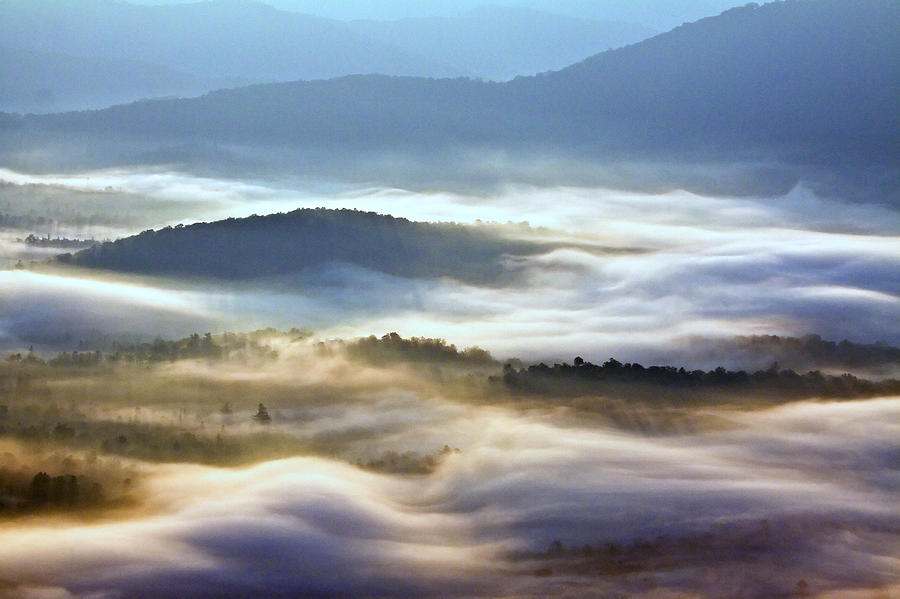 Blue Ridge Photograph - Foggy Valley by Rob Travis