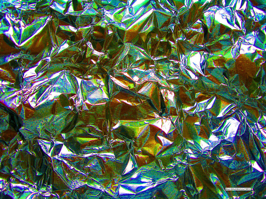 Foil Abstract Photograph by Brian Gilna