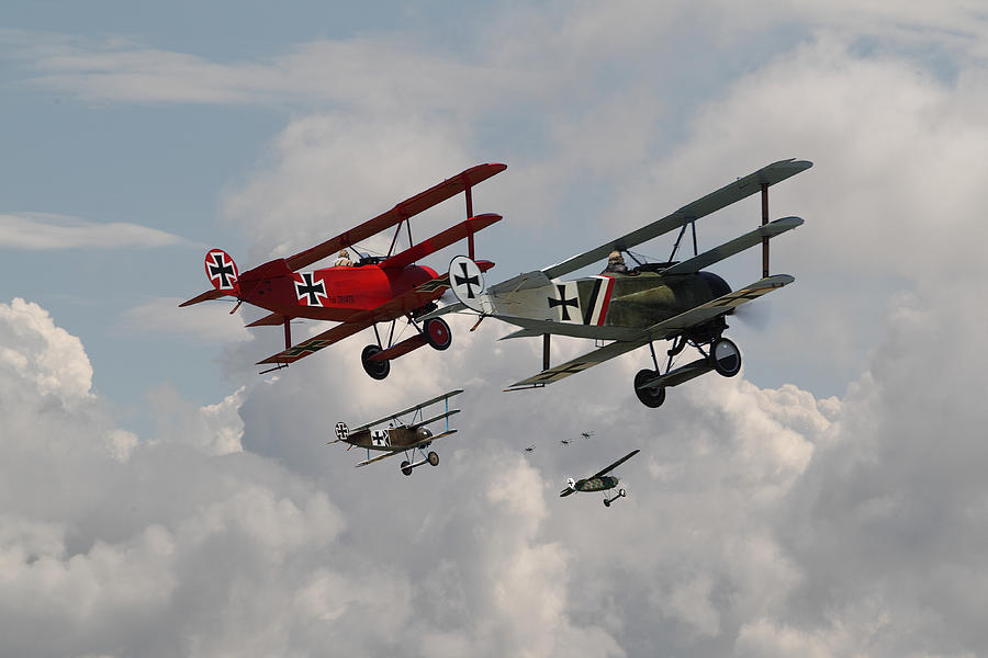 Fokker Squadron - Contact Photograph by Pat Speirs
