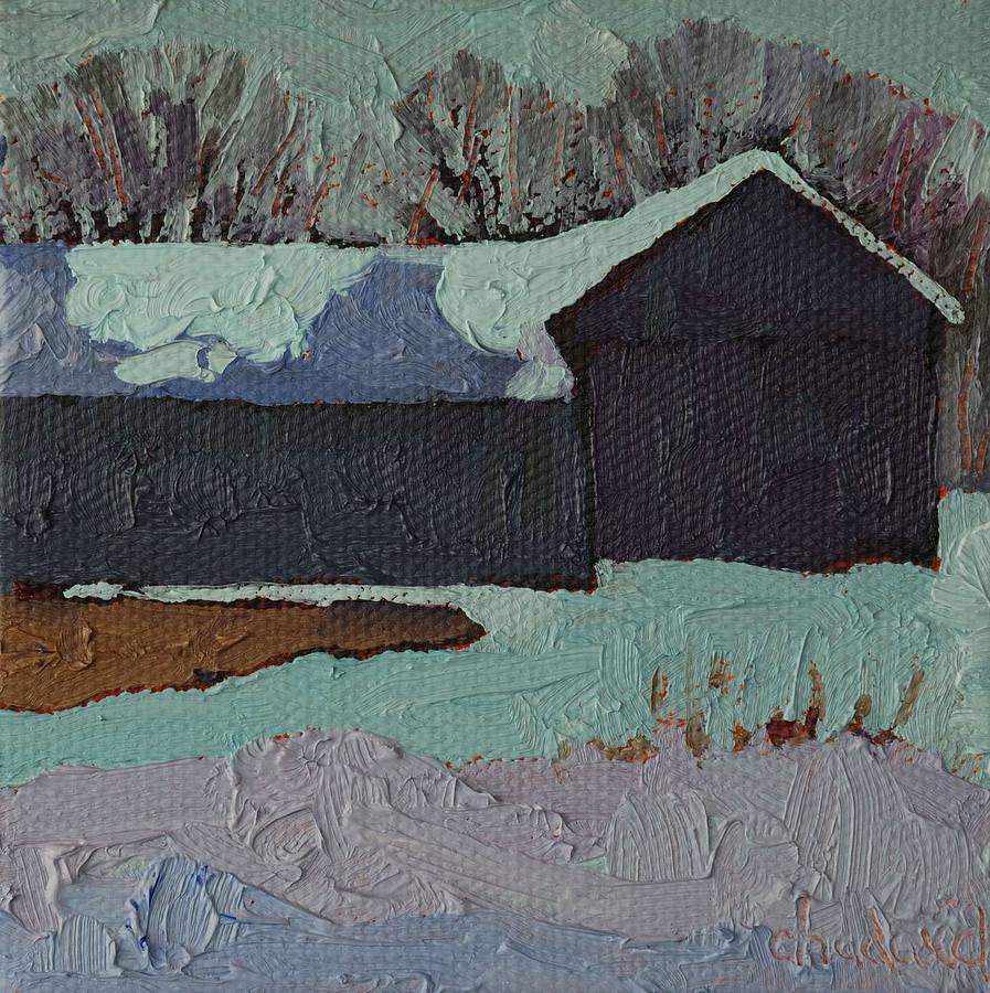 Foley Mountain Farm Painting by Phil Chadwick