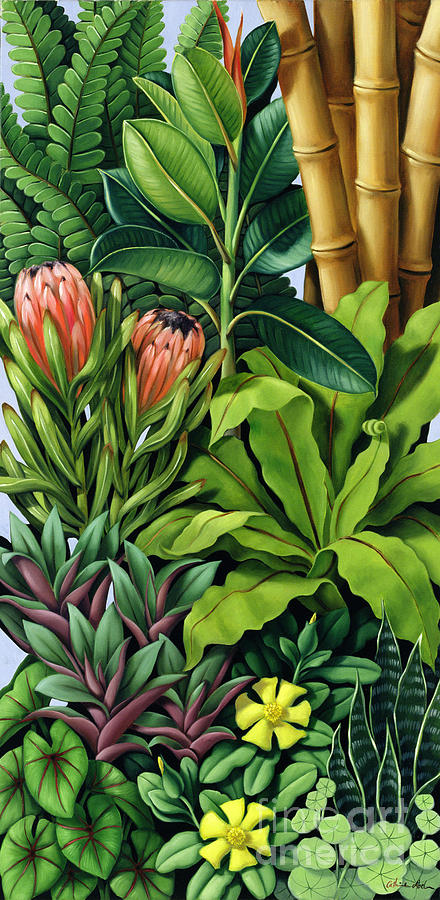 Flower Painting - Foliage III by Catherine Abel