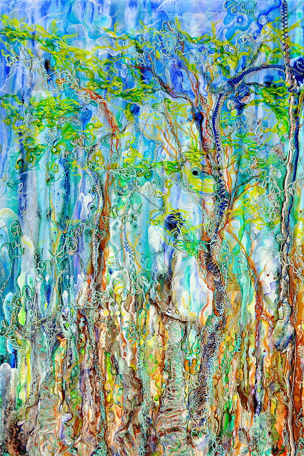 Foliage melody Painting by Regina Valluzzi