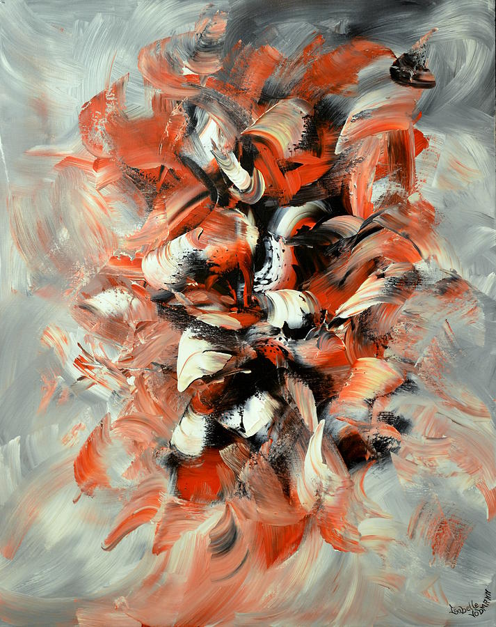 Abstract Painting - Folies bergeres by Isabelle Vobmann