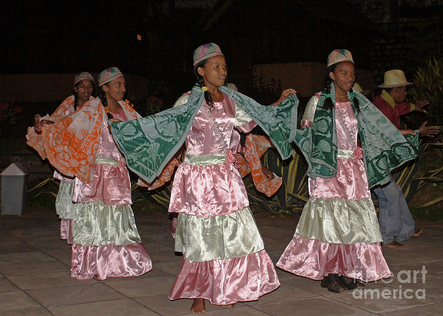 folk dance group from Madagascar 3 Photograph by Rudi Prott