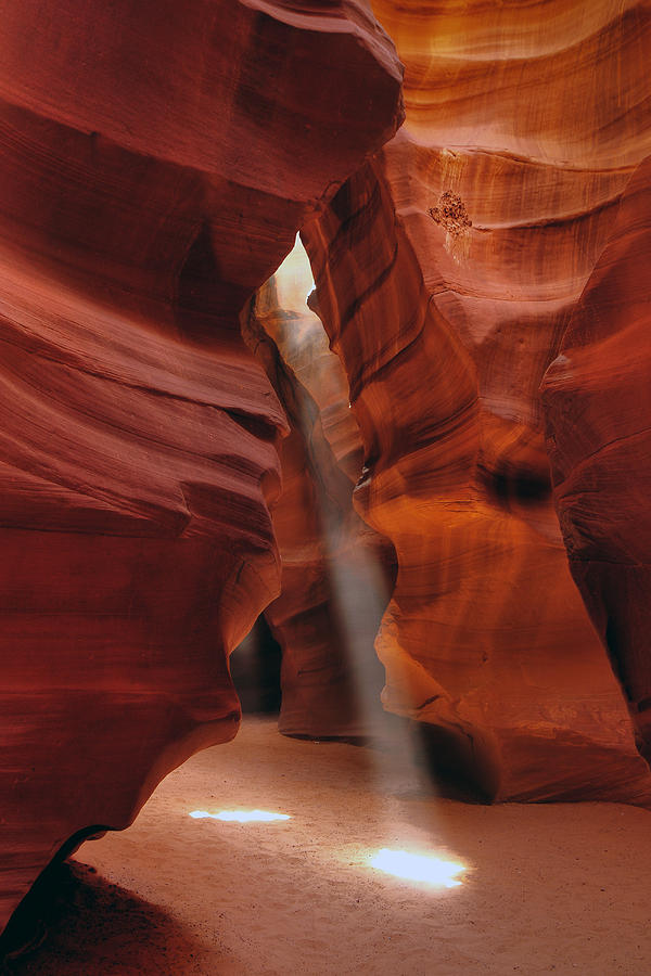 Antelope Canyon Photograph - Follow The Light by Dan Myers