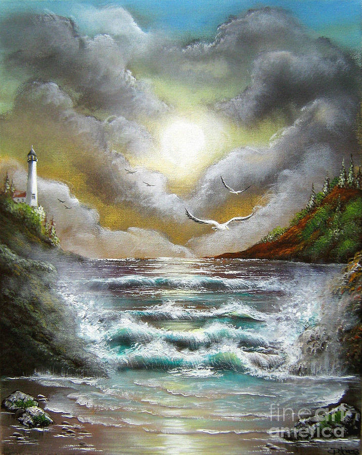 Follow the Wind Painting by Bella Apollonia