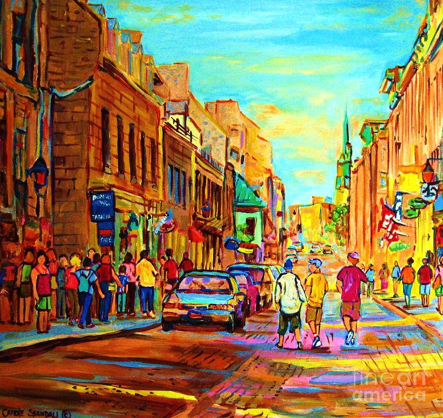 Follow the Yellow Brick Road Painting by Carole Spandau