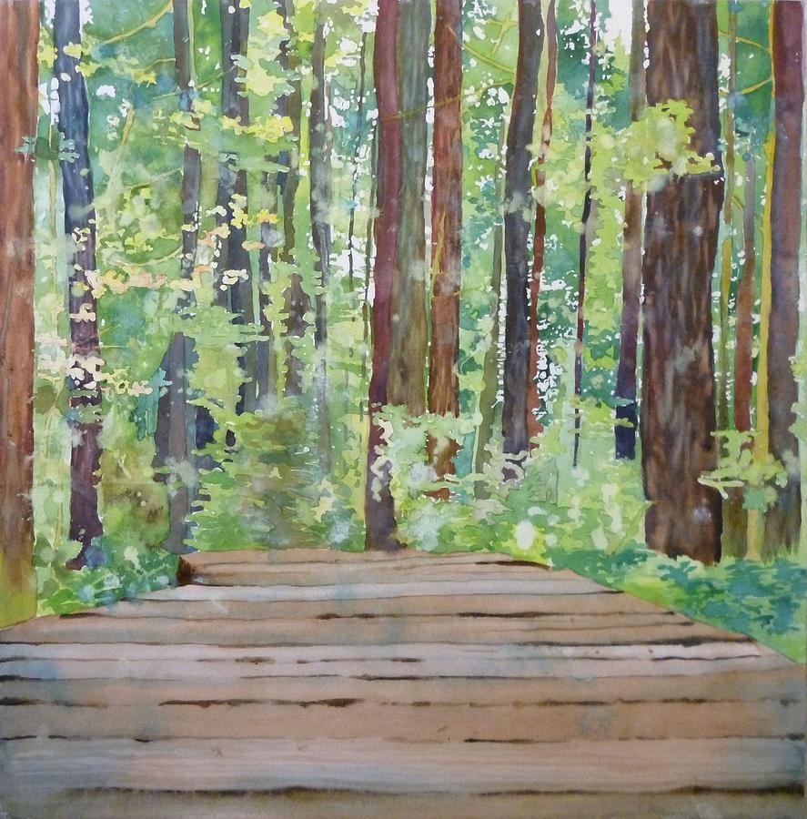 Learn To Paint Painting - Following your own path by Sandrine Pelissier