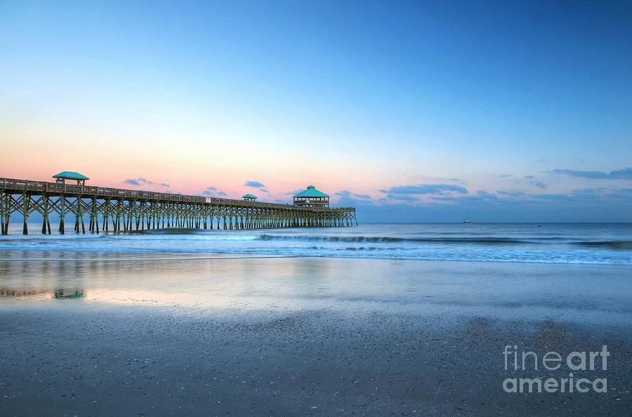 Beach Photograph - Folly Beach Morning by Mel Steinhauer