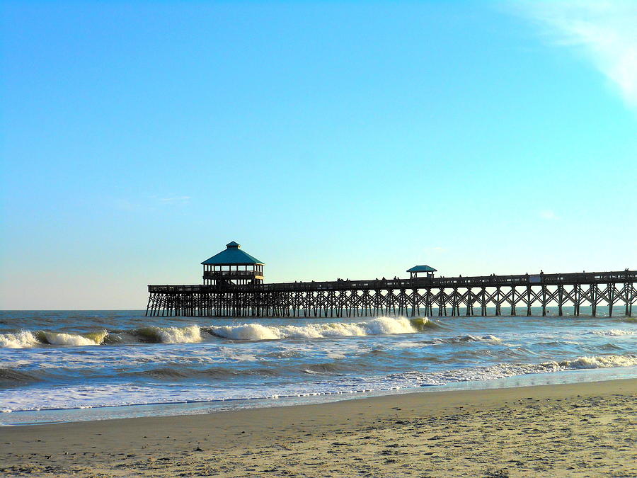 Folly Beach Pier 3 Photograph by Kay Gilley