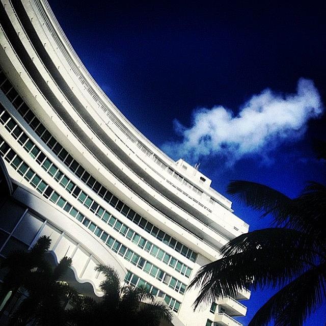 Miami Photograph - #fontainebleau #miami #southbeach by Tony Sinisgalli