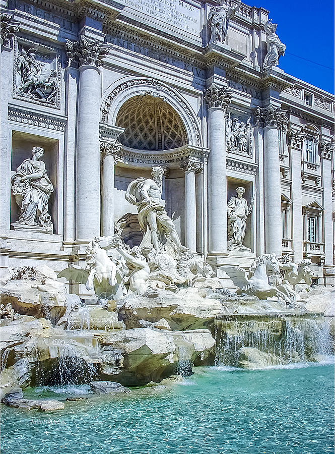 Fontana di Trevi Rome Photograph by Julie Palencia