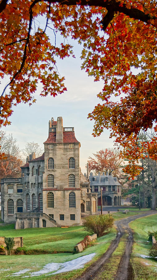 Fonthill Castle in the Fall Photograph by Jack Nevitt