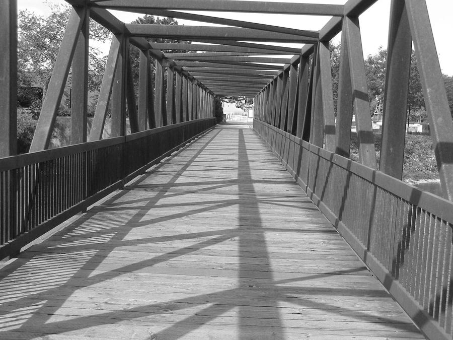 Foot Bridge Photograph by Larry Lacy - Fine Art America