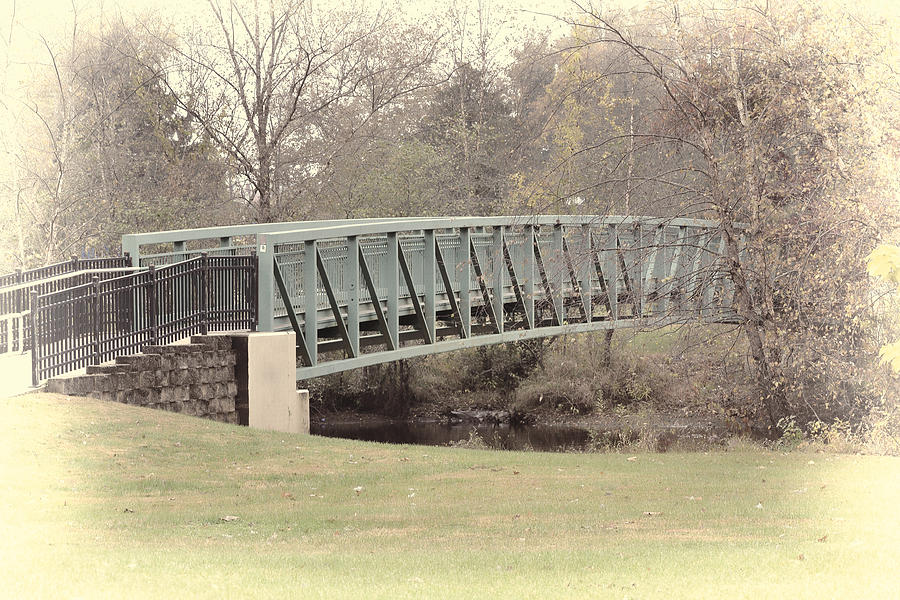 Foot Bridge - Mount Holly Photograph by Beth Venner
