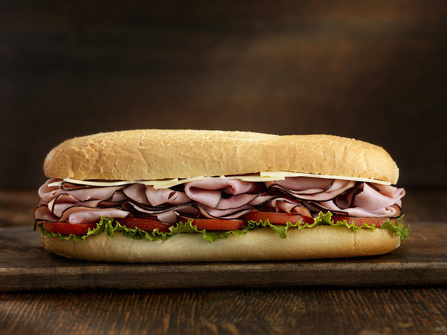 Foot Long Ham and Swiss Cheese Sub Photograph by LauriPatterson