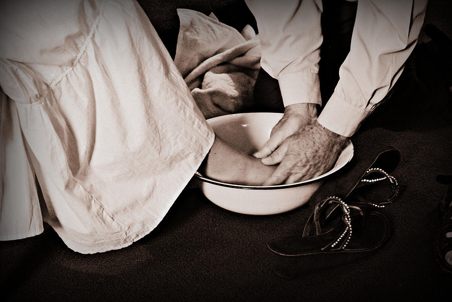 Foot Washing Photograph by Stephanie Grooms - Pixels