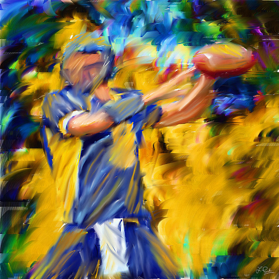 Football I Digital Art by Lourry Legarde