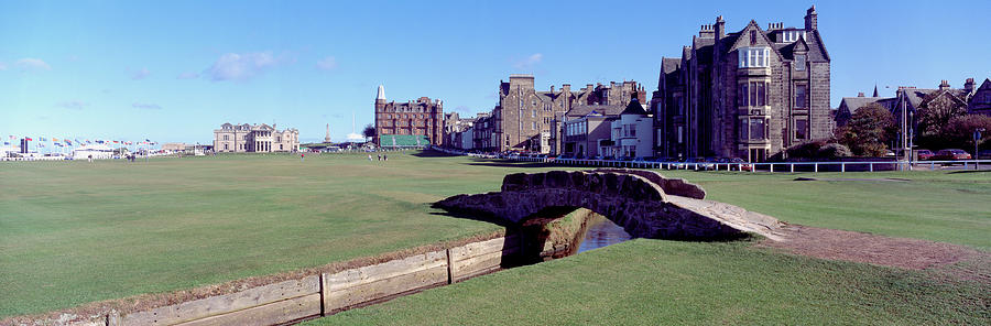 Architecture Photograph - Footbridge In A Golf Course, The Royal by Panoramic Images