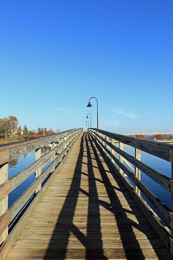Footbridge in Annapolis Photograph by Mary Haber