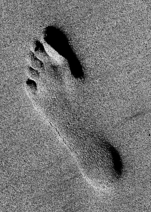 Footprint from behind a Mirror Photograph by Alexander Fedin