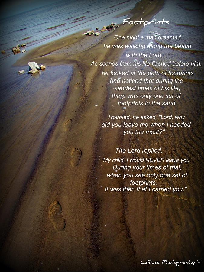 Footprints in the Sand 2 Photograph by Angela LaRue - Fine Art America
