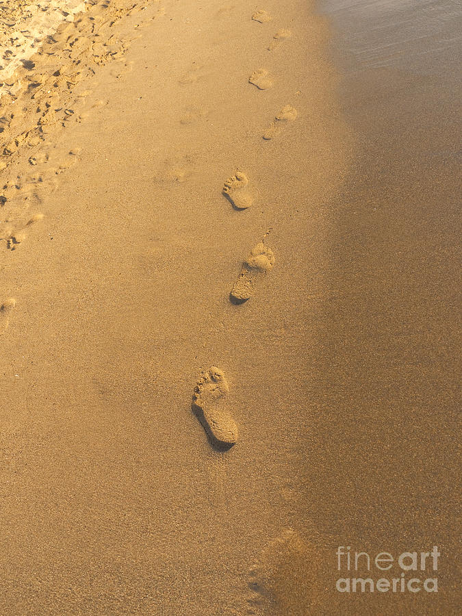 Footprints of Time Photograph by Brenda Kean