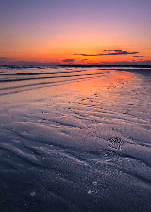 Sunset Photograph - Footstep by Craig Szymanski