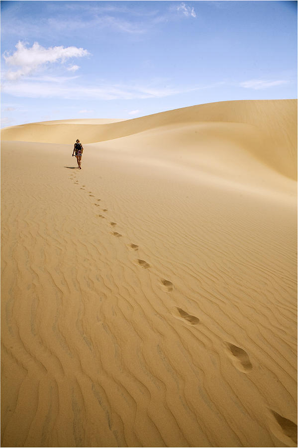 Footsteps Photograph by George Batty - Fine Art America