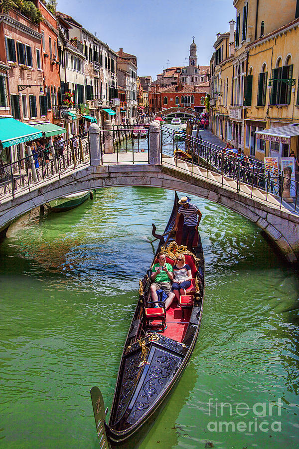 For a Ride in Venice Photograph by Shirley Mangini