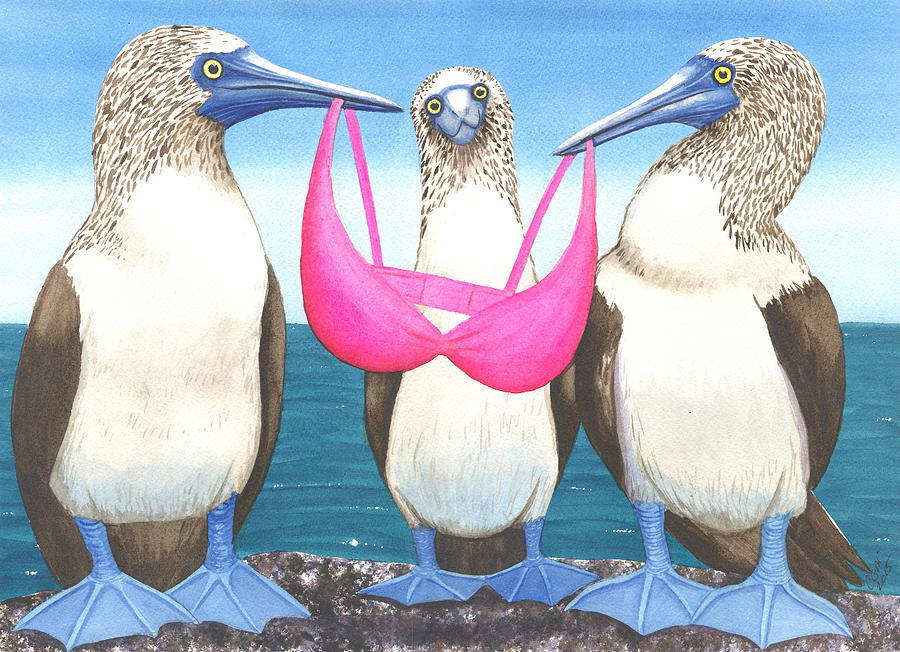 For Boobies? Painting by Catherine G McElroy